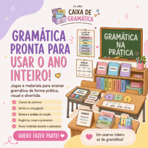 CLUBE - CAIXA DE GRAMÁTICA